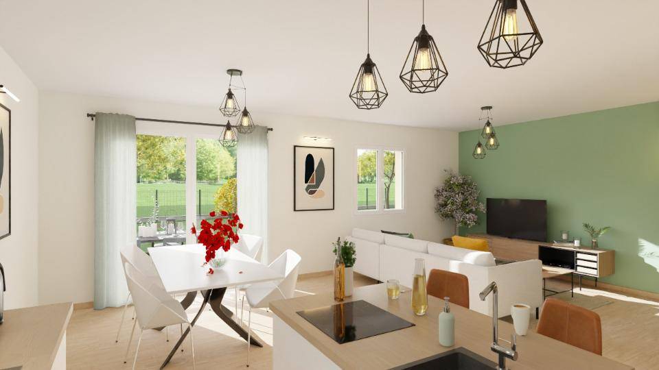 Programme terrain + maison à Nîmes en Gard (30) de 88 m² à vendre au prix de 237900€ - 2