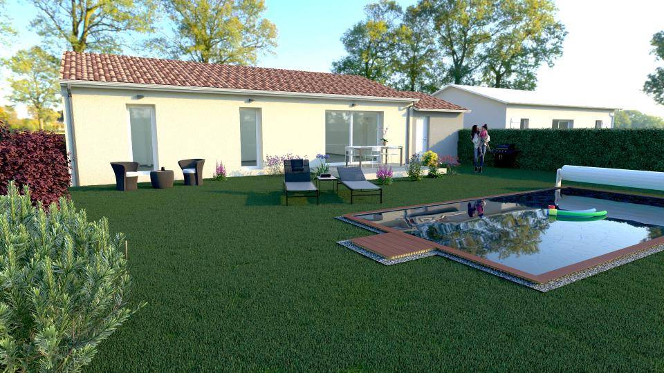 Programme terrain + maison à Ondes en Haute-Garonne (31) de 83 m² à vendre au prix de 243000€ - 1
