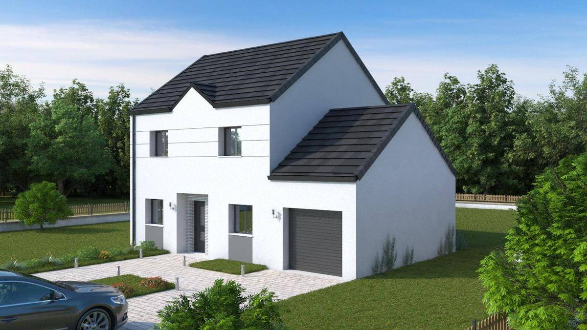 Programme terrain + maison à Corps-Nuds en Ille-et-Vilaine (35) de 103 m² à vendre au prix de 260646€ - 1