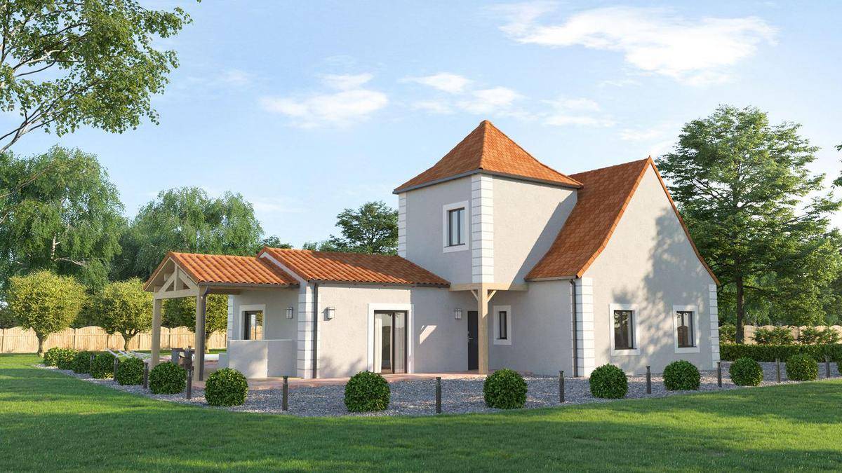 Programme terrain + maison à Calviac-en-Périgord en Dordogne (24) de 107 m² à vendre au prix de 319800€ - 3