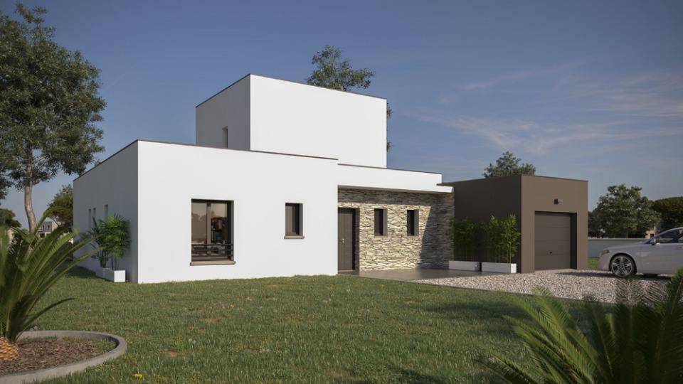 Programme terrain + maison à Camaret-sur-Aigues en Vaucluse (84) de 119 m² à vendre au prix de 449000€ - 1