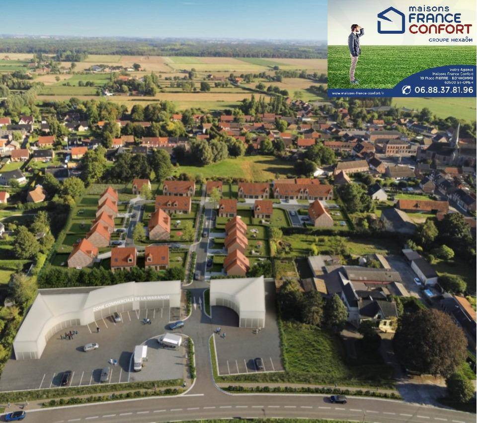 Terrain seul à Steenbecque en Nord (59) de 407 m² à vendre au prix de 67900€ - 2