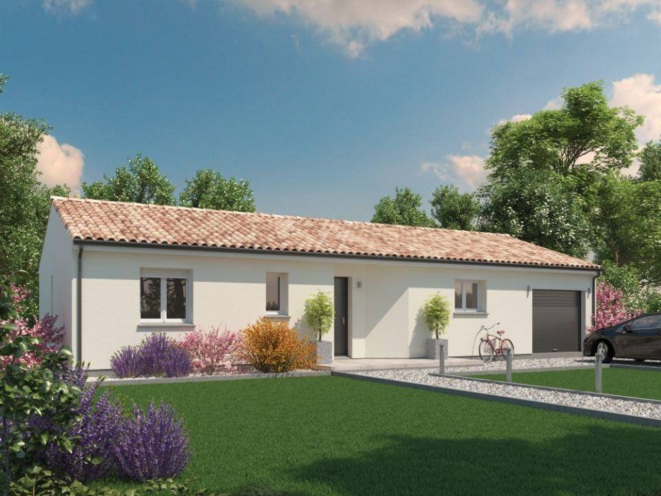 Programme terrain + maison à Lalinde en Dordogne (24) de 90 m² à vendre au prix de 214000€ - 2