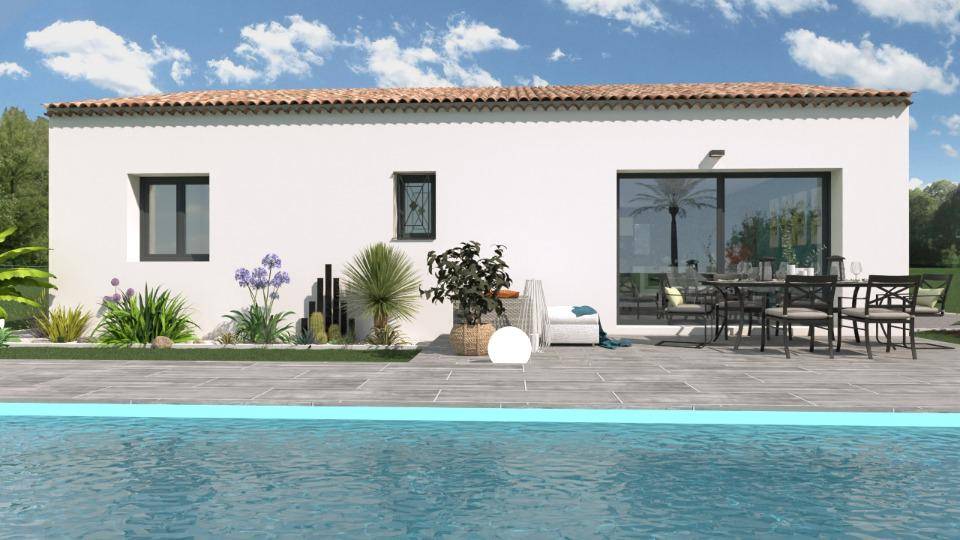Programme terrain + maison à Grillon en Vaucluse (84) de 90 m² à vendre au prix de 267000€ - 4
