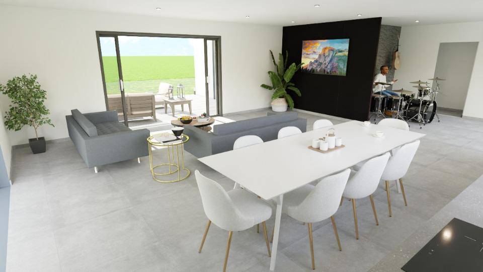 Programme terrain + maison à Ucel en Ardèche (07) de 122 m² à vendre au prix de 364500€ - 4