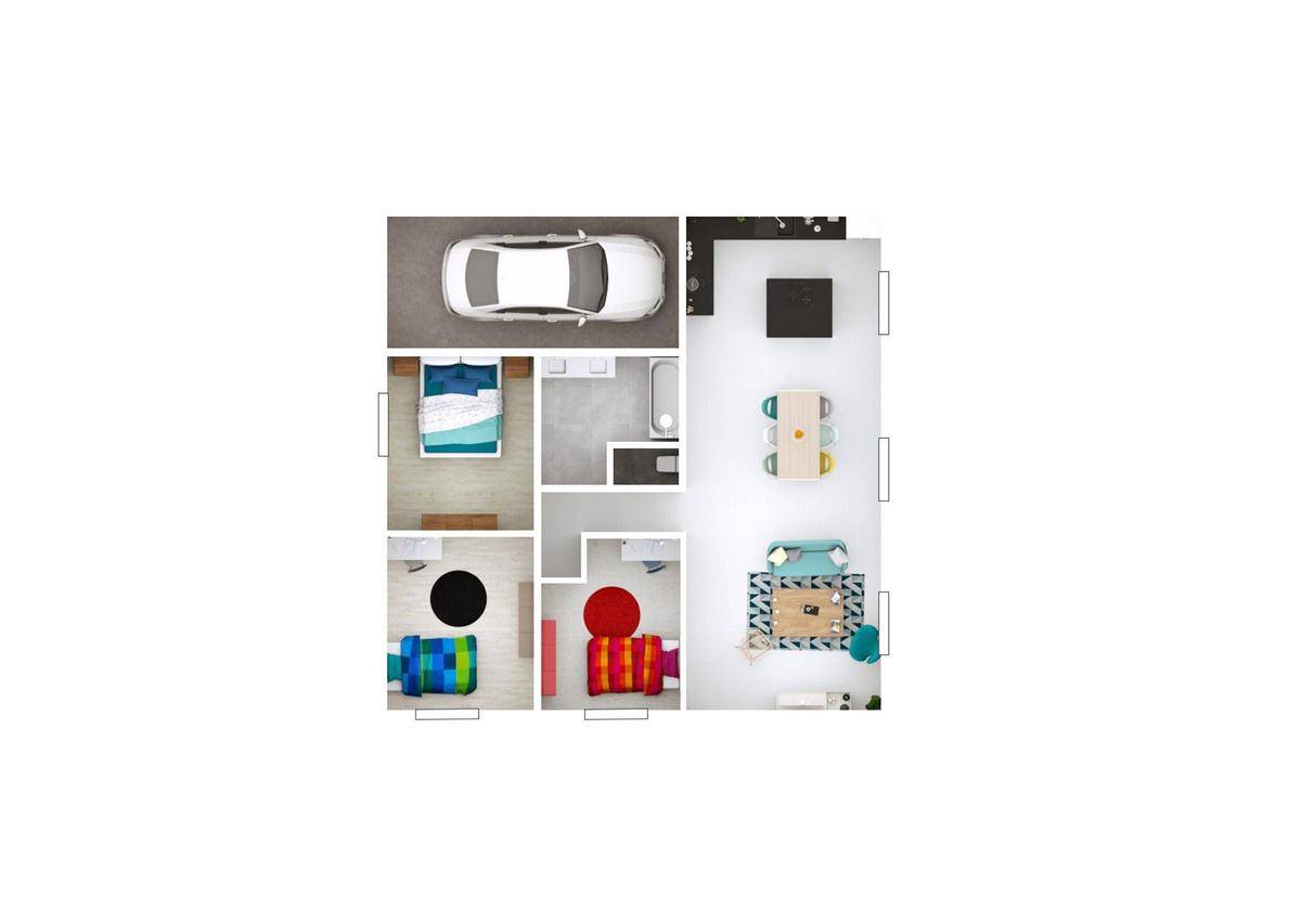 Programme terrain + maison à Nurieux-Volognat en Ain (01) de 84 m² à vendre au prix de 204900€ - 3
