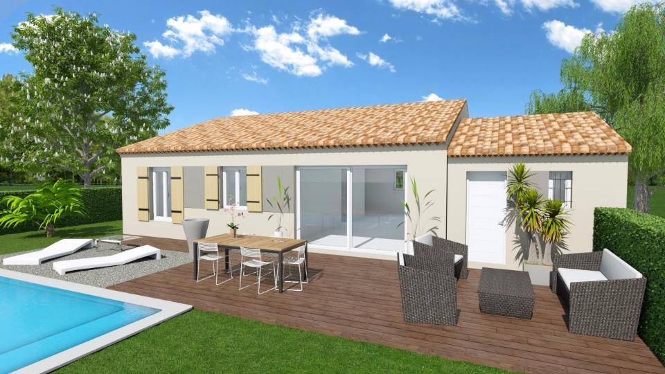 Programme terrain + maison à Apt en Vaucluse (84) de 80 m² à vendre au prix de 385640€ - 1