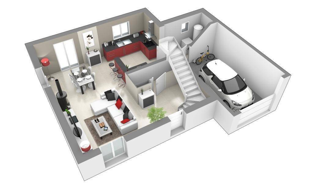 Programme terrain + maison à Traize en Savoie (73) de 96 m² à vendre au prix de 315000€ - 2