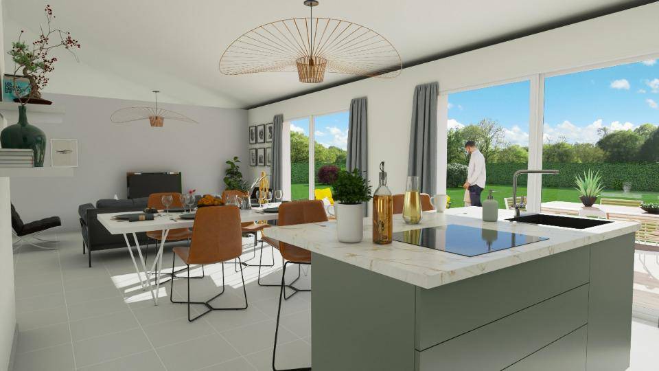 Programme terrain + maison à Salernes en Var (83) de 120 m² à vendre au prix de 420000€ - 3
