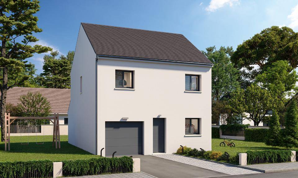 Programme terrain + maison à Viry-Châtillon en Essonne (91) de 82 m² à vendre au prix de 380000€ - 1