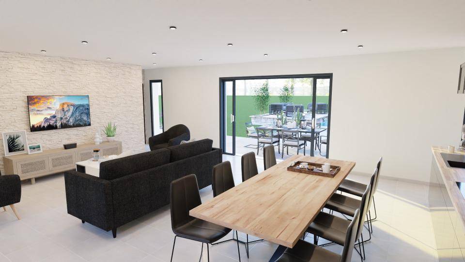 Programme terrain + maison à Le Garn en Gard (30) de 110 m² à vendre au prix de 285600€ - 3