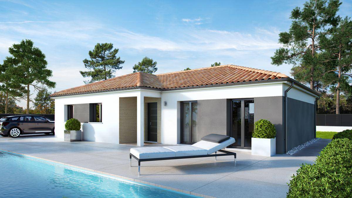 Programme terrain + maison à Saint-Loup-Géanges en Saône-et-Loire (71) de 88 m² à vendre au prix de 228345€ - 1