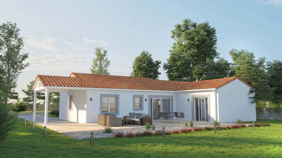 Programme terrain + maison à Le Haillan en Gironde (33) de 104 m² à vendre au prix de 442248€ - 1
