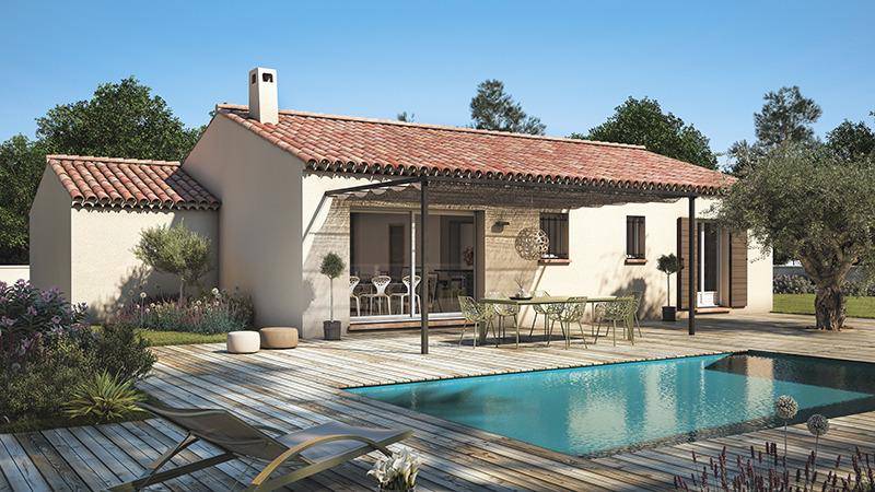 Programme terrain + maison à Aubignan en Vaucluse (84) de 90 m² à vendre au prix de 310000€ - 1