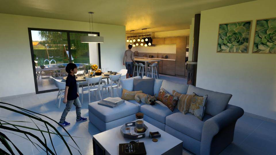 Programme terrain + maison à Bagnols-sur-Cèze en Gard (30) de 90 m² à vendre au prix de 245000€ - 2