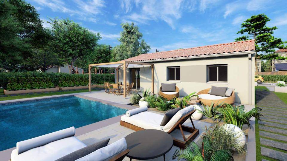 Programme terrain + maison à Marcellus en Lot-et-Garonne (47) de 80 m² à vendre au prix de 170000€ - 4