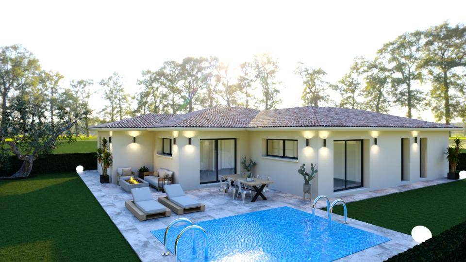 Programme terrain + maison à Vendays-Montalivet en Gironde (33) de 120 m² à vendre au prix de 520000€ - 1