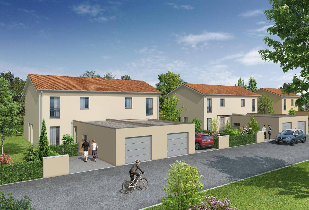 Programme terrain + maison à Pont-de-Chéruy en Isère (38) de 102 m² à vendre au prix de 261600€ - 3