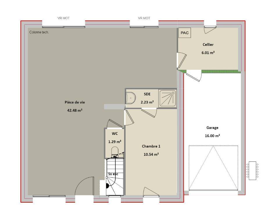 Programme terrain + maison à Angerville en Essonne (91) de 117 m² à vendre au prix de 340044€ - 4