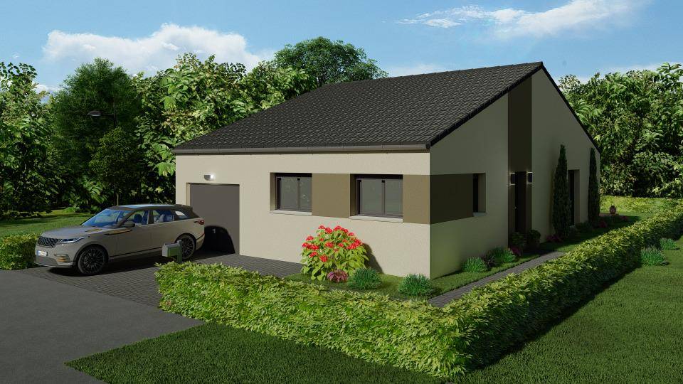 Programme terrain + maison à Metzeresche en Moselle (57) de 90 m² à vendre au prix de 289000€ - 3