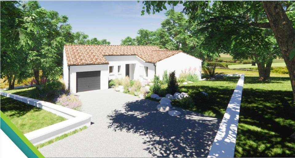 Programme terrain + maison à Saint-Vaize en Charente-Maritime (17) de 130 m² à vendre au prix de 302000€ - 1