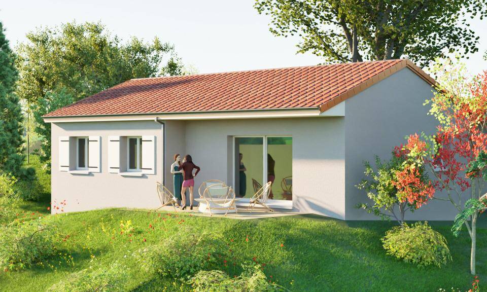 Programme terrain + maison à Figeac en Lot (46) de 85 m² à vendre au prix de 228500€ - 4