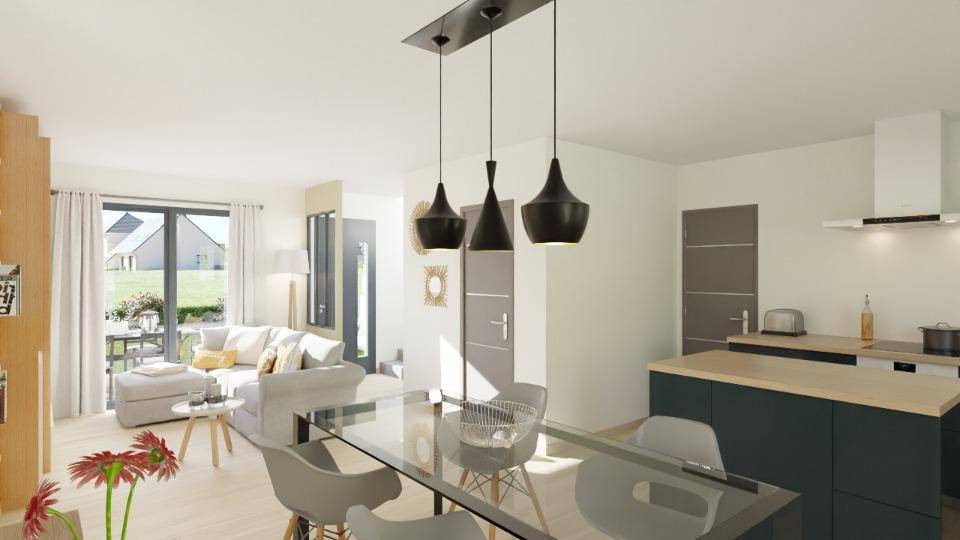 Programme terrain + maison à La Rouvière en Gard (30) de 70 m² à vendre au prix de 205300€ - 4
