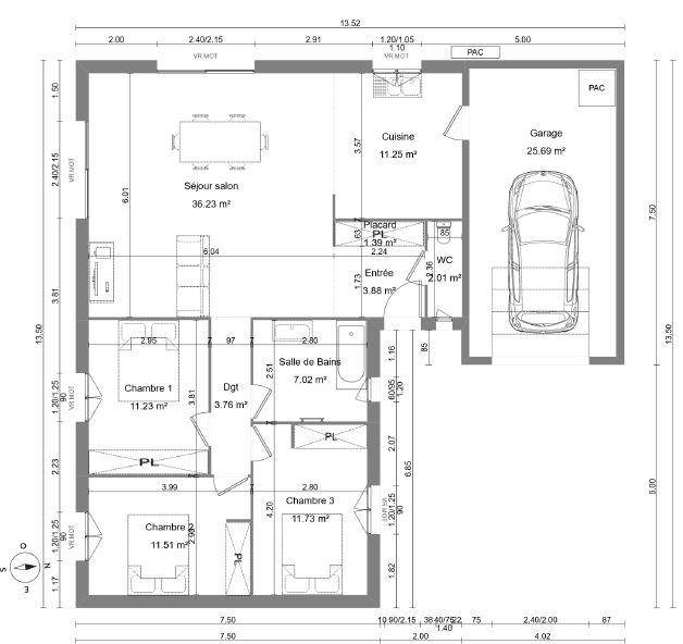 Programme terrain + maison à Sainte-Blandine en Isère (38) de 100 m² à vendre au prix de 302000€ - 4