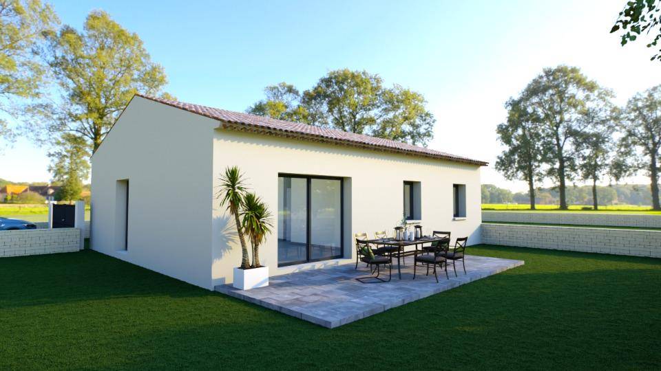 Programme terrain + maison à Salon-de-Provence en Bouches-du-Rhône (13) de 90 m² à vendre au prix de 359000€ - 1