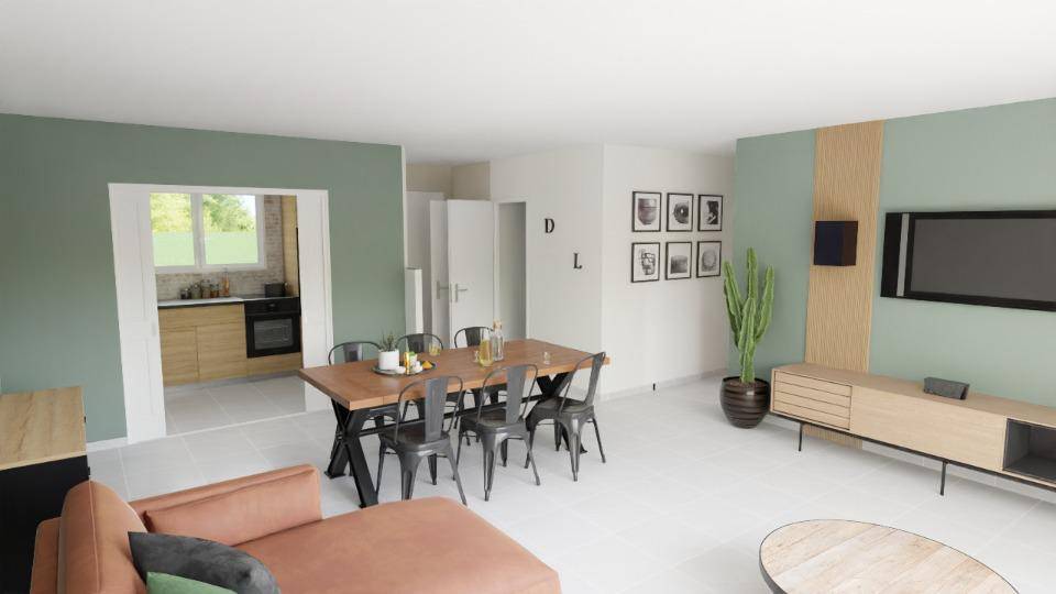 Programme terrain + maison à Bully-les-Mines en Pas-de-Calais (62) de 93 m² à vendre au prix de 224855€ - 4