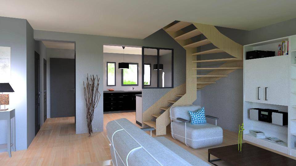Programme terrain + maison à Saint-Martin-du-Tertre en Val-d'Oise (95) de 92 m² à vendre au prix de 299000€ - 3