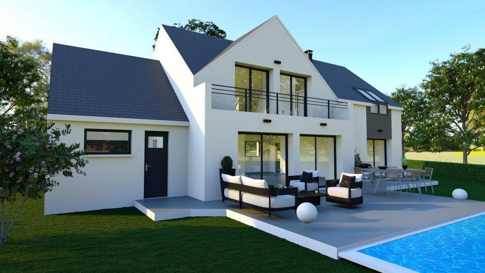 Programme terrain + maison à Vicq en Yvelines (78) de 150 m² à vendre au prix de 533600€ - 3