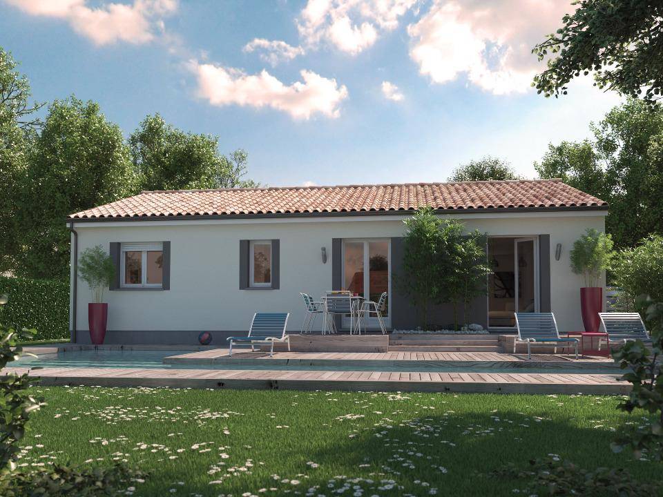 Programme terrain + maison à Préchacq-les-Bains en Landes (40) de 64 m² à vendre au prix de 192222€ - 2
