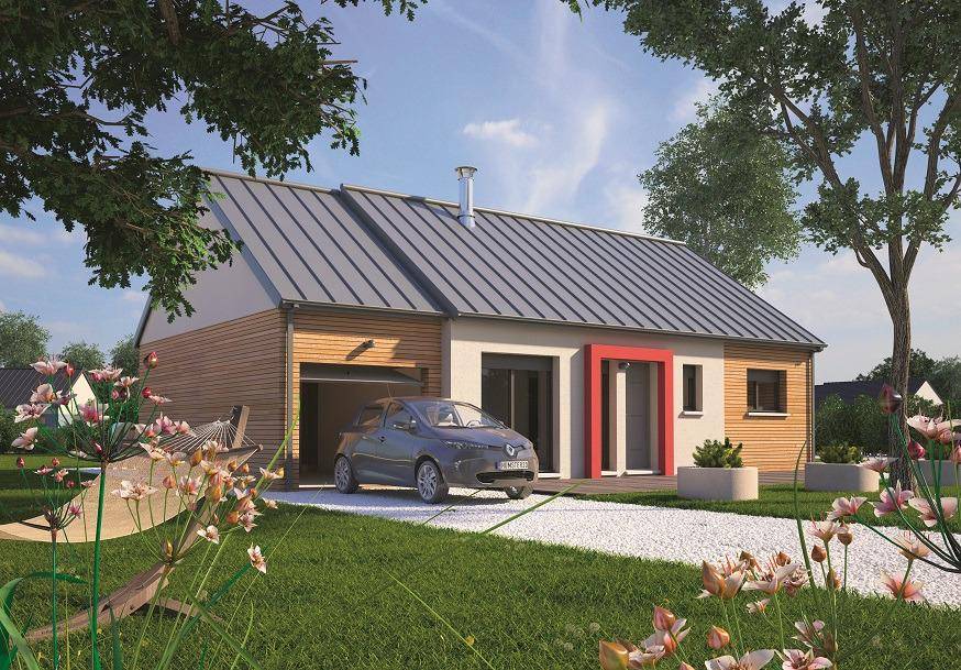 Programme terrain + maison à Éterville en Calvados (14) de 70 m² à vendre au prix de 240000€ - 1