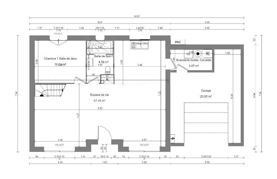 Programme terrain + maison à Port-en-Bessin-Huppain en Calvados (14) de 120 m² à vendre au prix de 289900€ - 3