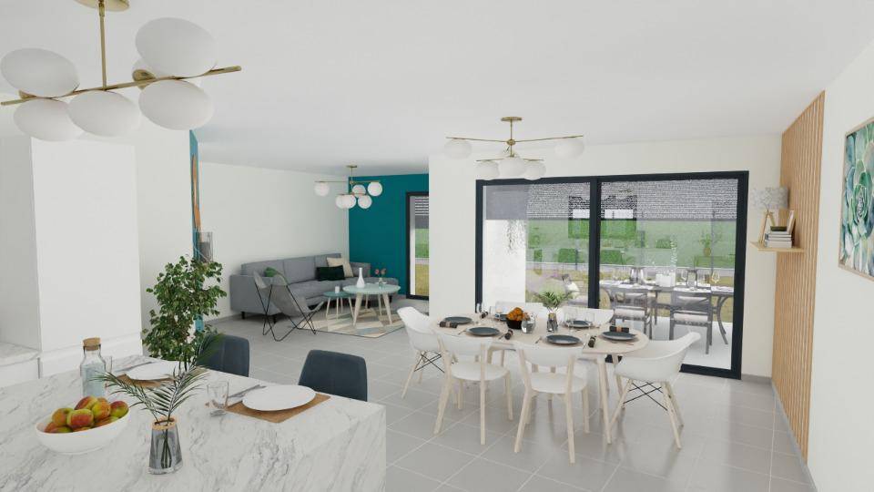Programme terrain + maison à Ruoms en Ardèche (07) de 100 m² à vendre au prix de 276000€ - 3