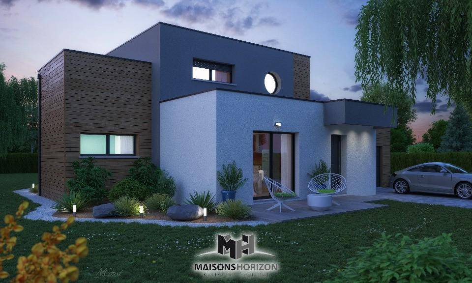 Programme terrain + maison à Verny en Moselle (57) de 130 m² à vendre au prix de 449000€ - 3