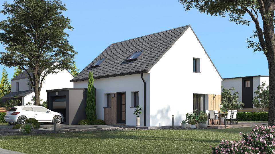 Programme terrain + maison à Domagné en Ille-et-Vilaine (35) de 83 m² à vendre au prix de 228000€ - 2