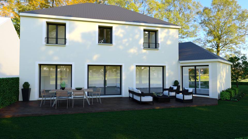 Programme terrain + maison à Magny-les-Hameaux en Yvelines (78) de 140 m² à vendre au prix de 542800€ - 3
