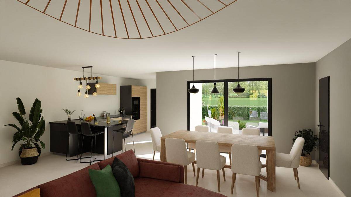 Programme terrain + maison à Taponas en Rhône (69) de 98 m² à vendre au prix de 321300€ - 3