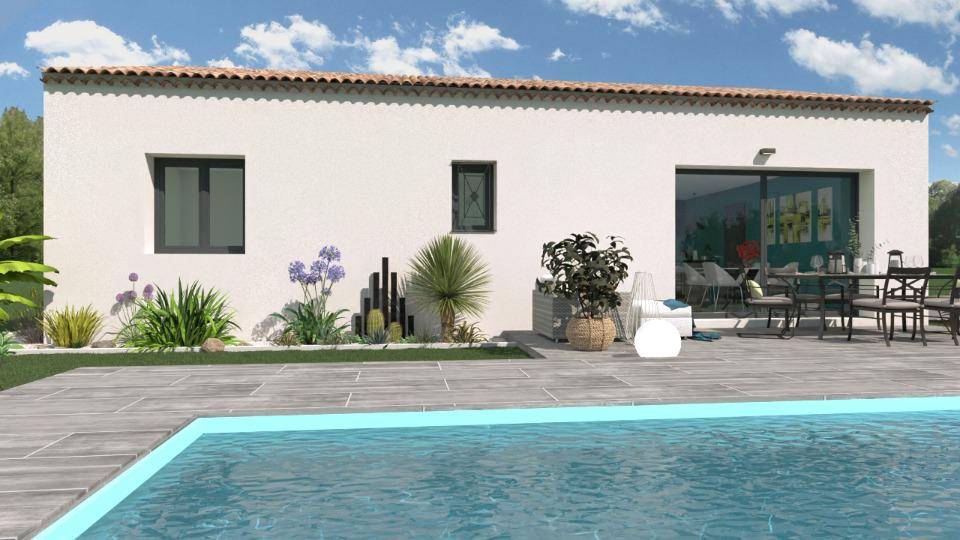 Programme terrain + maison à Bourg-de-Péage en Drôme (26) de 90 m² à vendre au prix de 260000€ - 2