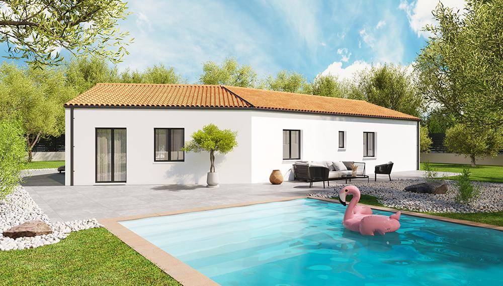 Programme terrain + maison à Aigre en Charente (16) de 92 m² à vendre au prix de 181505€ - 2
