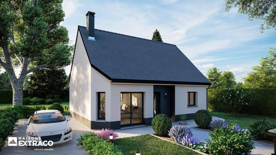 Programme terrain + maison à Vexin-sur-Epte en Eure (27) de 60 m² à vendre au prix de 194400€ - 1