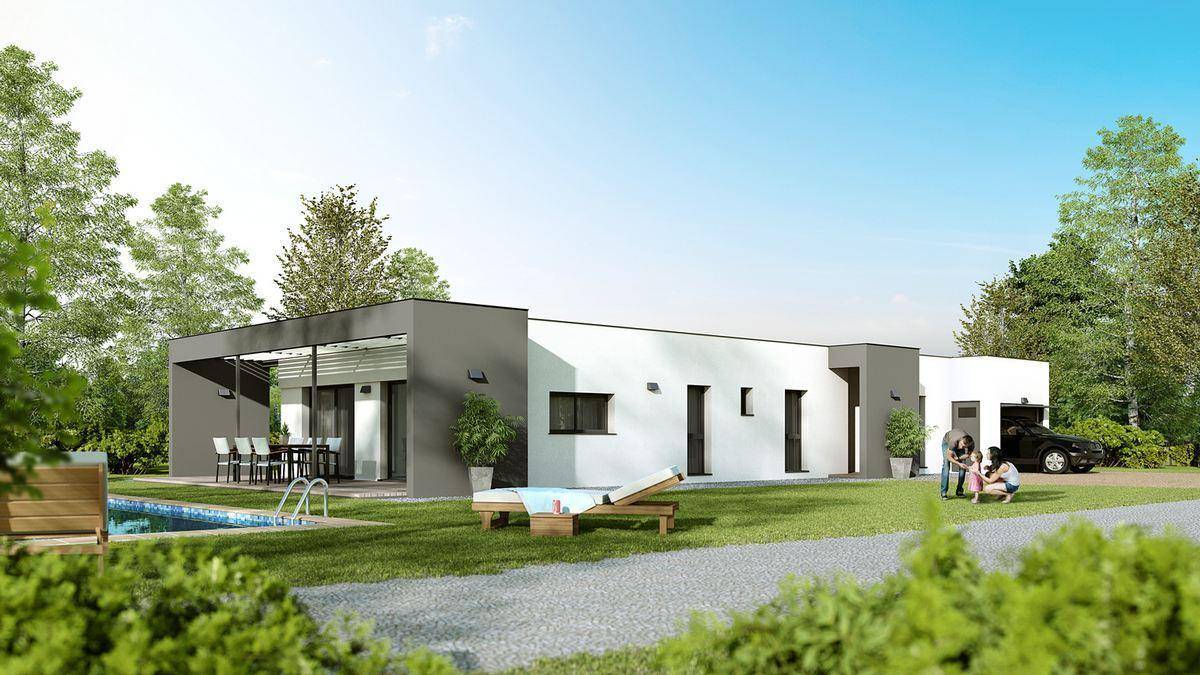 Programme terrain + maison à Chalonnes-sur-Loire en Maine-et-Loire (49) de 95 m² à vendre au prix de 249479€ - 2