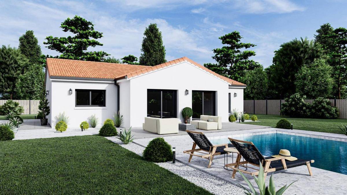 Programme terrain + maison à Le Breuil en Allier (03) de 106 m² à vendre au prix de 225610€ - 1