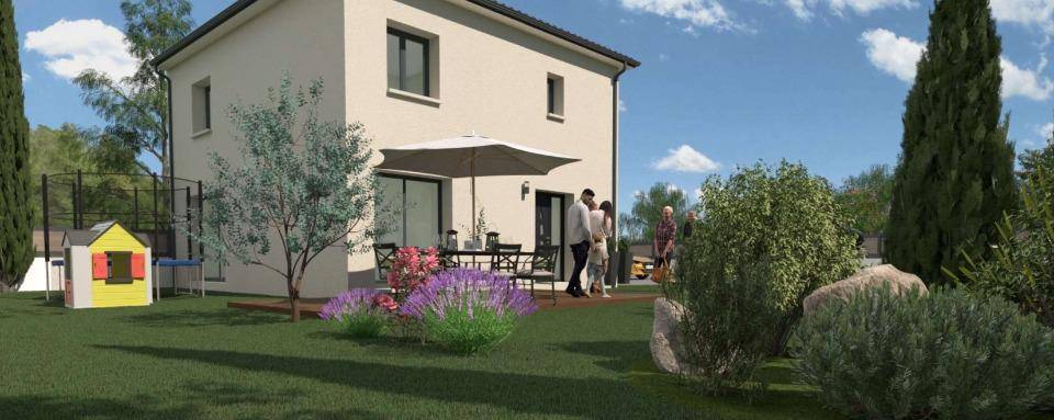 Programme terrain + maison à Sainte-Foy-lès-Lyon en Rhône (69) de 85 m² à vendre au prix de 550000€ - 2