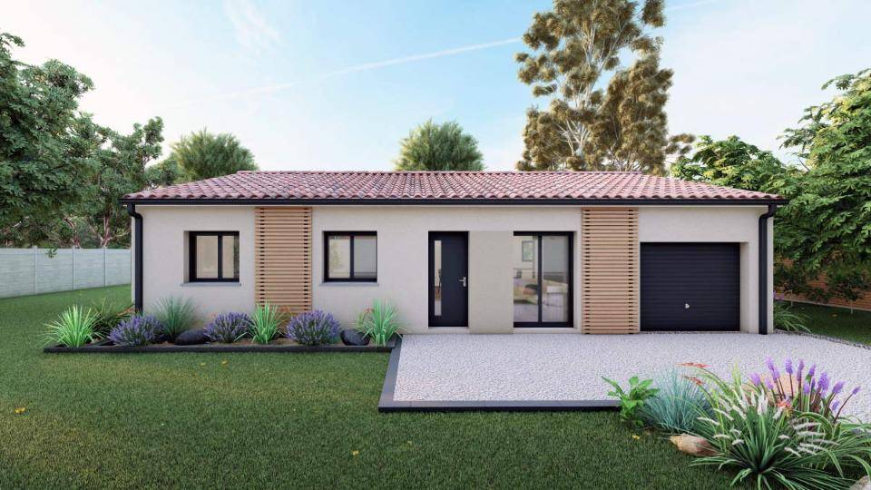 Programme terrain + maison à Saint-Sauveur en Dordogne (24) de 90 m² à vendre au prix de 228000€ - 2
