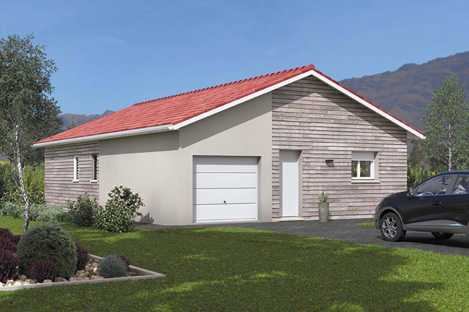 Programme terrain + maison à Les Abrets en Dauphiné en Isère (38) de 90 m² à vendre au prix de 322000€ - 2