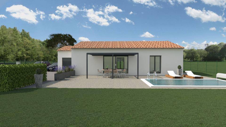 Programme terrain + maison à Grimaud en Var (83) de 100 m² à vendre au prix de 810000€ - 3