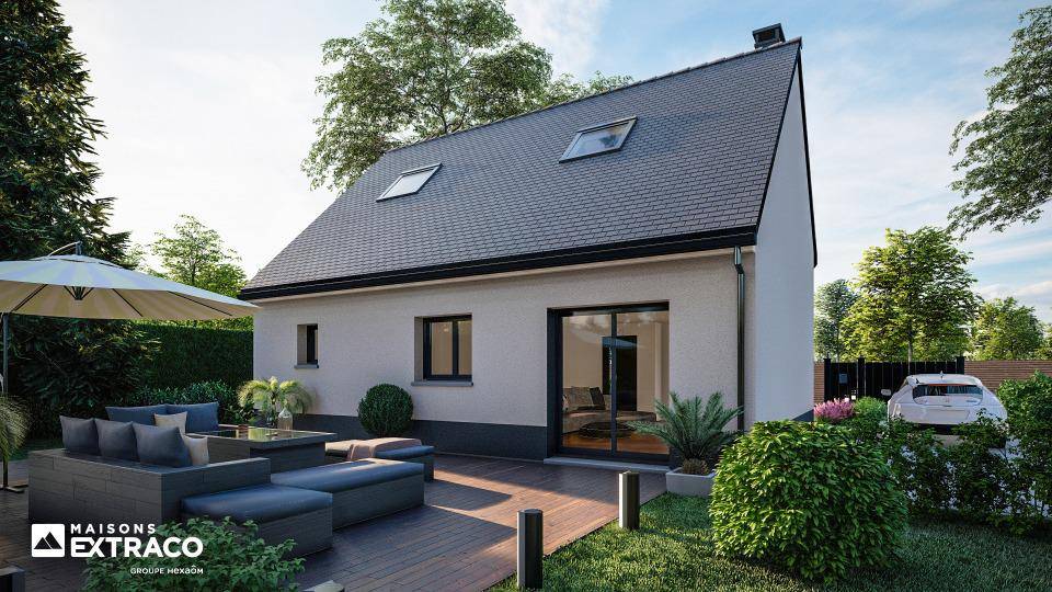 Programme terrain + maison à Freneuse en Yvelines (78) de 60 m² à vendre au prix de 203200€ - 2